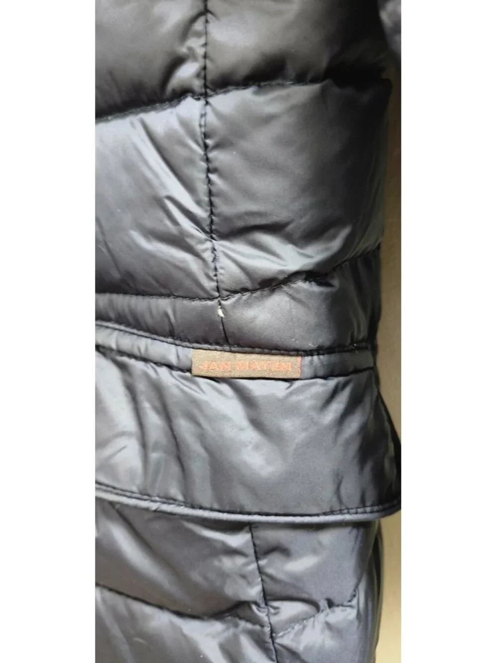 Jan Mayen Arctic Garment Men's Down Quilted Coat Jacket Navy Blue Size 50 Italy